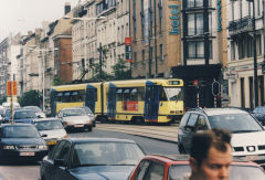 
Tram '7768' at Brussels Midi, Belgium, September 2002